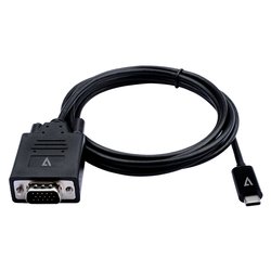 Cavo adattatore Video Usb C a Vga Black 2m V7UCVGA 2M