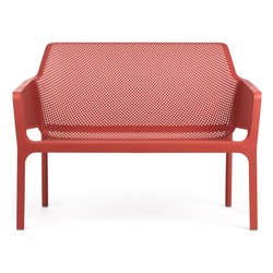Divano NET Bench 2 posti lineare Corallo 40338 75 000
