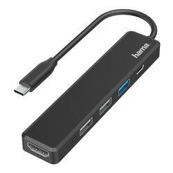 HUB 2 in 1 Usb Type C con Hdmi Black 00200117