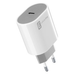 Caricabatterie USB Type-C STYLECOLOR 20W Power Delivery Bianco ACHUSBCSMARTPD20WW