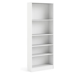 Image of BASIC Libreria Bianco (80 x 205 h cm) Mobile KIT cod094