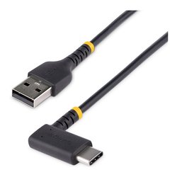 Cavo USB C 2.0 60W Angolato Black 1m R2ACR 1M USB CABLE