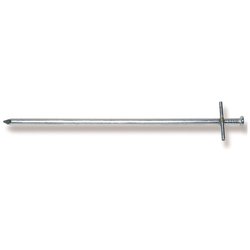 Set picchetti tenda 4 pz Stick Chiodo Terreni Duri Zincato 0302017C