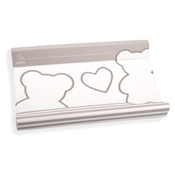 Materassino fasciatoio morbido con tasca (81x49x10cm) Matisse choco 050 6010 09