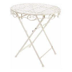 Tavolo da esterno EMILY Fisso Bianco (70x74cm) 0720994