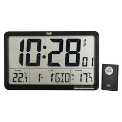 Orologio da parete (36,5x2x22cm) Multifunzione Radiocontrollato Nero OM356000