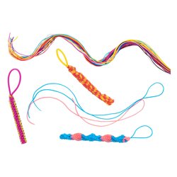 80 Laccetti per Scubidù W’TOY Colori assortiti 41446