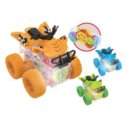 Quad stunt frizione con ingranaggi (9,5x8,5x8,5cm) W’TOY Assortito 41873