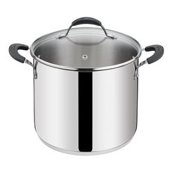 Pentola Inox (20cm) con coperchio TEMPRA Cromo lucido 012896020520