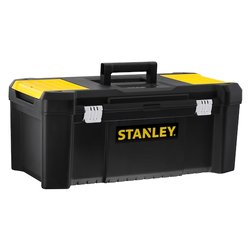 Image of Cassetta per attrezzi ESSENTIAL Nero e Giallo (66,5x28x33,5 cm) STST82976 1 cod094