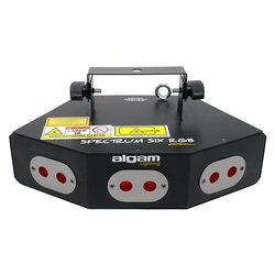 Proiettore disc jockey SPECTRUM Six Rgb Black 18700100