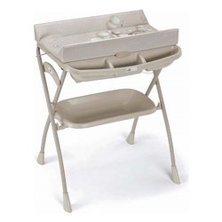Fasciatoio pieghevole con bagnetto (77,5x69x101cm) VOLARE Orso bolle C203008 C261