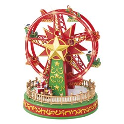 Ruota panoramica con movimento, luci e musica (18x23,5cm) Assortito 485641