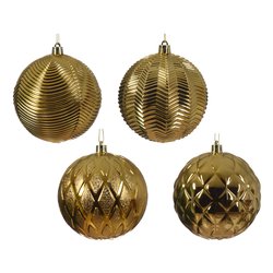 Pallina albero Sfera Light Gold (10 cm) assortito 024401
