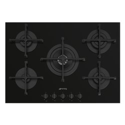 Piano cottura gas 5 zone SELEZIONE Black (70cm) PV275B