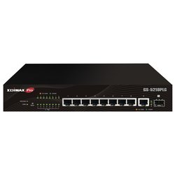 Switch di rete 10 porte SMB Web Smart PoE+ Black GS 5210PLG Gigabit (1000Base-TX)