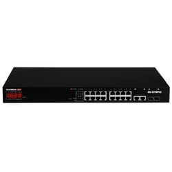 Switch di rete 18 porte SURVEILLANCE Web Smart PoE+ Black GS 5216PLC Gigabit (1000Base-TX)