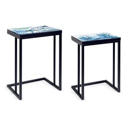 REEF Set tavolini Nero