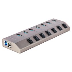 Hub USB Con Interruttori Individuali Grey 7 porte 5G7AIBS USB HUB EU