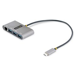 HUB 2 in 1 Mini Dock USB C con Ethernet Grey HB30C3A1GEA2