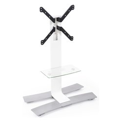 Supporto monitor TV pavimento ( 30 Kg ) VESA 400 x 400 ERARD Will 1050 L White ER039021