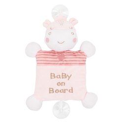 Peluche Hippo Dreams (26 cm) BABY ON BOARD Rosa 31201010352