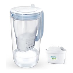 Caraffa filtrante GLASS JUG Kit con 1 filtro Maxtra Pro Clear e White (2,5L) 1046673