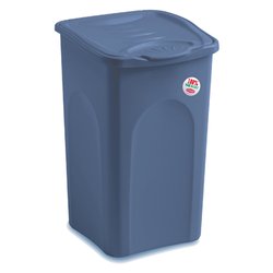 Porta biancheria plastica (50Lt) PRIMAVERA Blu 70235