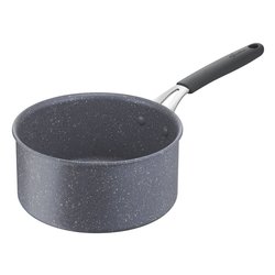 Image of Casseruola Alluminio antiaderente (16cm) fonda 1 manico TEMPRA MINERAL Grigio 012163031116 cod094