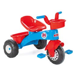 Image of Triciclo (64x51cm) ATOM Rosso e Azzurro 1376R cod094