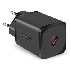 Caricabatterie USB Type-C MINI WALL CHARGER 45W GaN Power Delivery Black TETRGAN1C45W