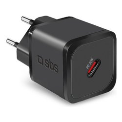 Caricabatterie USB Type-C MINI WALL CHARGER 30W GaN Power Delivery Black TETRGAN1C30W