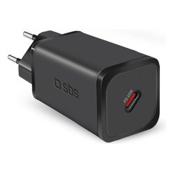 Caricabatterie USB Type-C MINI WALL CHARGER 65W GaN Power Delivery Black TETRGAN1C65W
