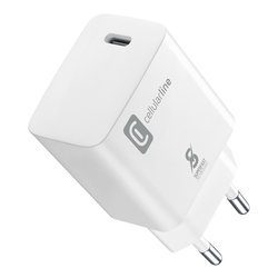 Caricabatterie USB Type-C SUPER FAST 25W Power Delivery Bianco ACHSMUSBCPD25WSMLW