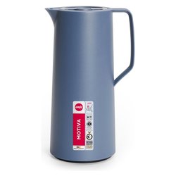 Caraffa termica vetro (1Lt) Quick Press MOTIVA Blu 600636