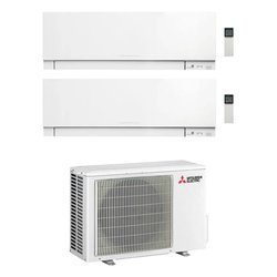 Condizionatore dual KIRIGAMINE Zen Msz Ef White MSZ-EF25VGKP, MSZ-EF35VGKP MXZ-2F42VF