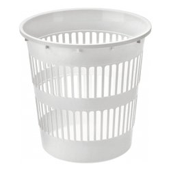 Image of Cestino gettacarte plastica (28x28cm) Bianco 8101283112 cod094