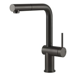 Miscelatore lavello doccetta estraibile INEDITO Black metal brushed 60433 707