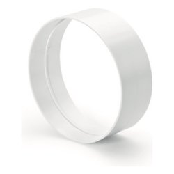 Raccordo tubo cappa Tondo plastica Bianco AFC4052017