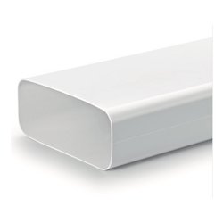 Tubo cappa (100x22,2x8,9cm) piatto Bianco AFC4043001