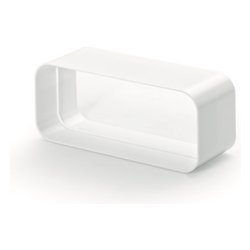 Raccordo tubo cappa Rettangolare plastica Bianco AFC4043005