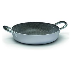 Tegame Alluminio antiaderente (32cm) PROFESSIONALE SERIE 2800 Alluminato e Nero 2808 32