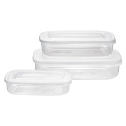 Set contenitori alimenti 3 pz 930 ml, 1,9 e 3,0 lt FAMILY FOOD Bianco 9040572112