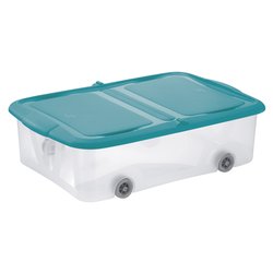 Contenitore (25L) sottoletto con ruote STOCK BOX Verde 8035298ACG