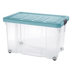Contenitore (60L) con ruote PUZZLE BOX Verde 8035640ACG