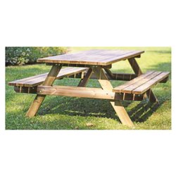 Image of Tavolo picnic legno Naturale (180cm) 61013 cod094