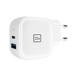 Caricabatterie USB Type-A, USB Type-C CHARGER GAN 38w Power Delivery White MA GAN38 EU W