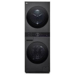 Image of Lavasciuga 12 + 10 Kg WASHTOWER WT1210BBF AI DD Platinum nero classe AC 1400giri/min (60x66x165,5cm) cod094