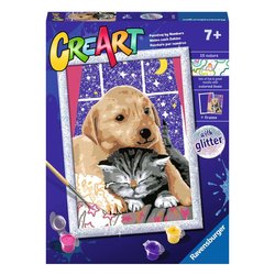 Set per dipingere Amici Pelosi con Glitter CREART 23706