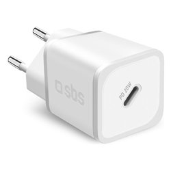 Caricabatterie USB Type-C NANOTUBE 20W GaN Power Delivery White TETRGAN1C20W